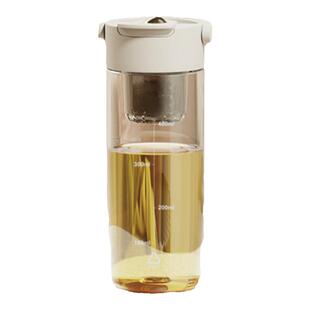 磁弹茶水分离泡茶杯大容量tritan磁吸弹盖运动水杯女生高颜值新款