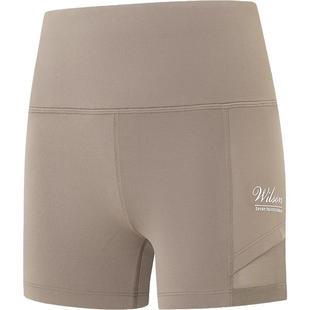 Wilson威尔胜官方女士TENNIS BALL弹力舒适健身针织五分短裤