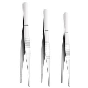 医用镊子不锈钢小夹子工具外科手术医疗器械拔倒睫毛眼科钳子圆头