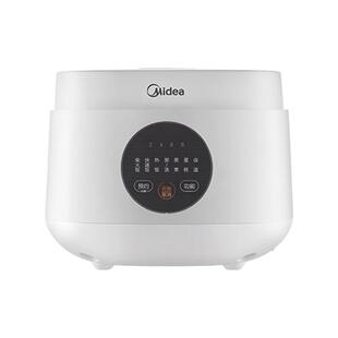 美的迷你电饭煲家用1-4人智能多功能黑晶内胆预约煮饭锅