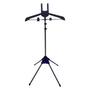 手持挂烫机衣服架子蒸汽熨烫机配件支架通用折叠衣架升降金属杆子