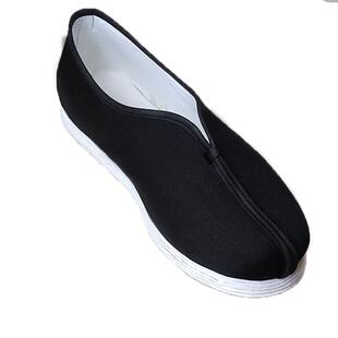 中式布鞋男透气软底纳底透气一脚蹬春夏手工老北京休千层底闲鞋