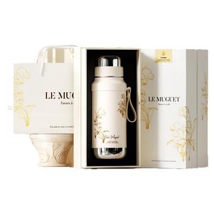 Vanow纯钛铃兰保温杯礼盒生日礼物定制送女生闺蜜老师妈妈水杯子