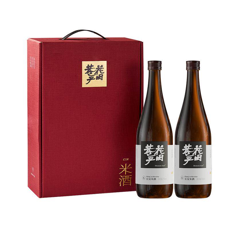 花田巷子米酒6°桂花米酒甜酒微醺低度酒长安糯米酒720ml