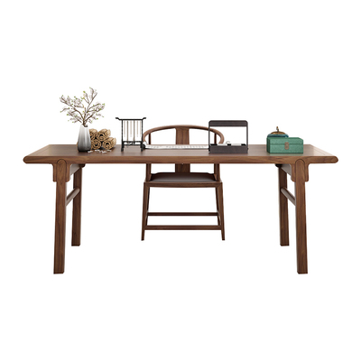 新中式风椅子北美黑胡桃木书法桌