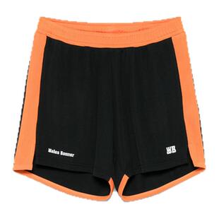 WALES BONNER SS25 夏季拼色logo字母印花运动百搭日常休闲裤短裤