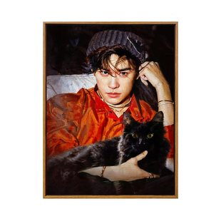 易烊千玺2025演唱会DIY数字油画活动周边手工艺术品伴手礼装饰画