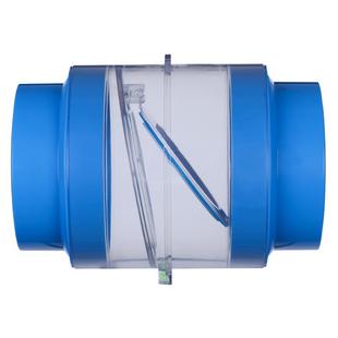 卫生间止逆阀浴室浴霸排风扇止回阀75/110PVC管道逆止阀防反味阀