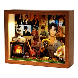 丁程鑫周边相框礼物生日创意玄关收纳摆件桌面卧室礼品明星演唱会