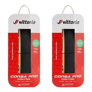 Vittoria维多利亚CORSA科萨PRO CONTROL公路车石墨烯黄边真空外胎