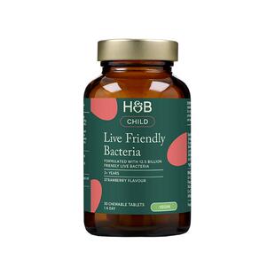 【新品】英国荷柏瑞HB儿童肠道健康益生菌30粒125亿CFU呵护肠胃