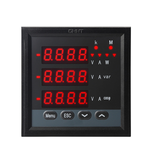 正泰三相多功能智能数显电表远程功率电流电压用电量电力监测仪表
