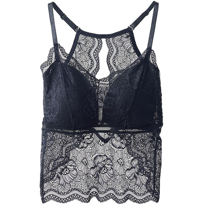 胖mm性感美背蕾丝吊带打底内衣