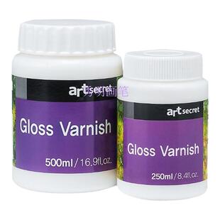 韩国原装进口亮光剂Gloss Varnish油画颜料亚克力颜料丙烯可用