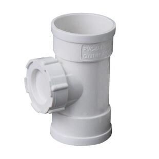 PVC立检三通排水管立管检查口水管50下水管75配件110160200内径