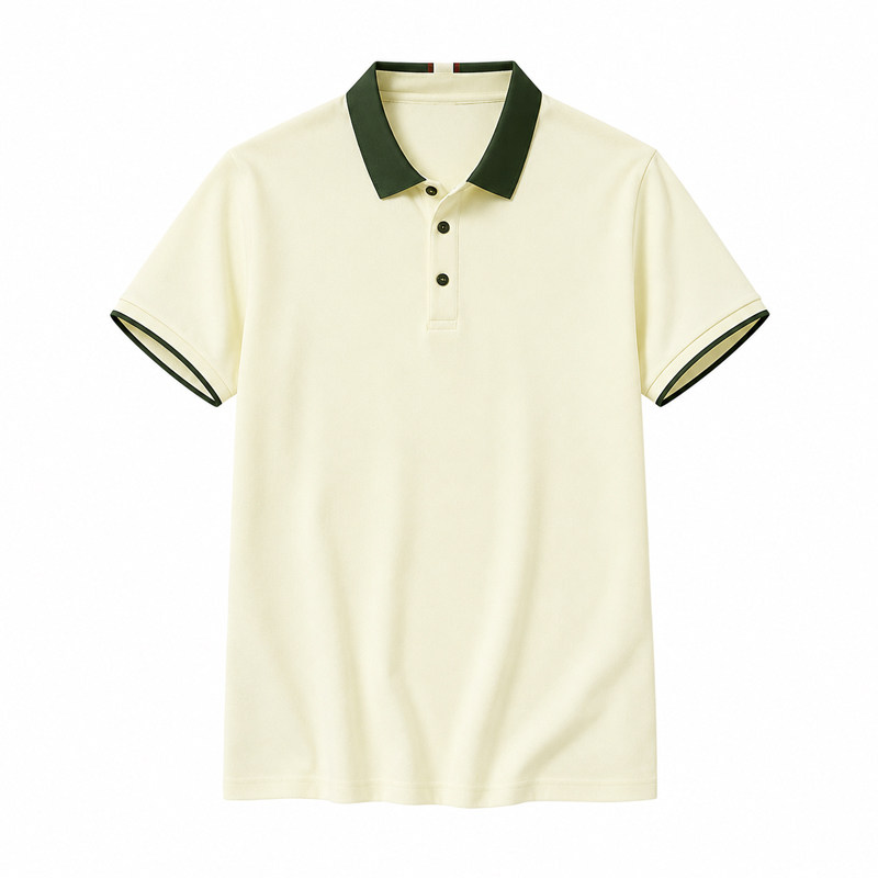 冰丝T恤定制印logo饭厅饭店服务员餐饮制服Polo衫短袖订制夏季