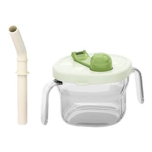幼儿童水杯宝宝儿童1-2-3岁专用喝牛奶学饮敞口婴儿米糊防摔250ml