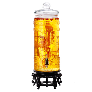 无铅加厚人参泡酒坛子 泡酒专用酒瓶家用5斤青梅果酒药酒酿酒容器