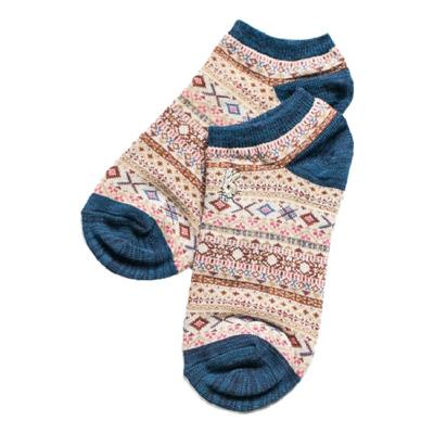 卡通女船袜复古女短袜