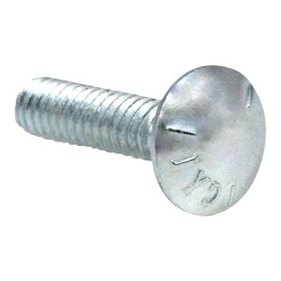 英美制大半圆头方颈螺丝 5级镀锌马车螺栓10# 1/4 5/16 3/8 1/2