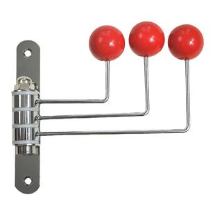 中古风圆球挂钩卧室墙面衣服帽子架小众趣味装饰壁挂式多功能收纳