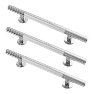 加厚304不锈钢明装拉手实心底座门拉手大门防盗门推拉移动门拉手