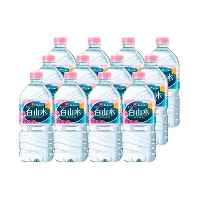农心白山水天然火山矿泉水1L*12瓶整箱适合婴幼儿宝宝泡奶饮用水