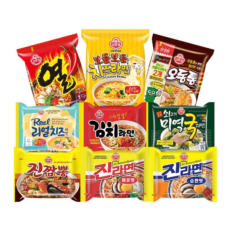 不倒翁金拉面韩国进口速食方便面