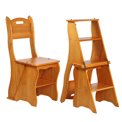 两用欧式椅子折叠木梯