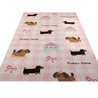 PVC浴室卡通丝圈浴室垫淋浴房