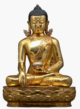 释迦牟尼佛佛像尼泊尔释迦族手工