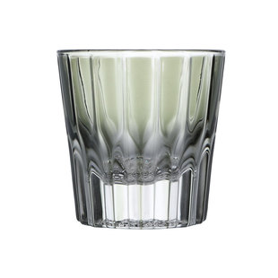 五十度灰水晶星芒杯 日式中古江户切子威士忌酒杯高级灰杯子ins风