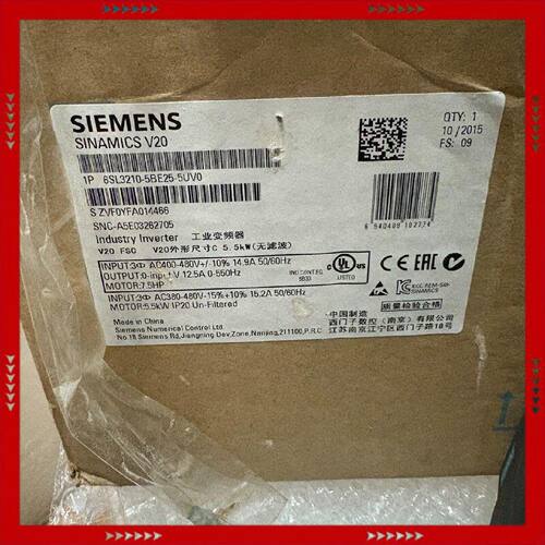 【问价】6SL3120-5BE25-5UV0V20变频器5