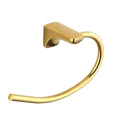 高颜值金色毛巾挂环法式毛巾架