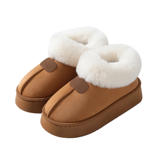 全包跟棉拖鞋女款冬季2025新款雪地靴外穿防滑加绒加厚底棉鞋女士