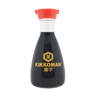 万字桌瓶酱油龟甲万酿造鱼生寿司刺身日式浓口零添加生抽150ml