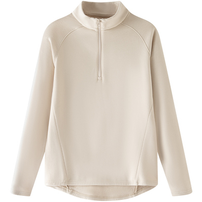 半拉链立领卫衣男秋冬保暖上衣