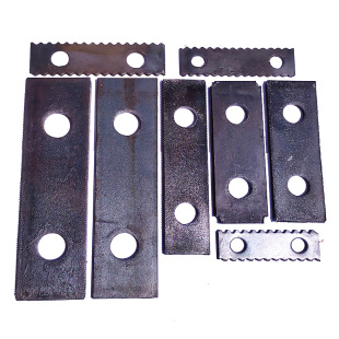 优质锰钢合金多功能粉碎机配件饲料破碎机甩锤甩片饲料粉碎机锤片