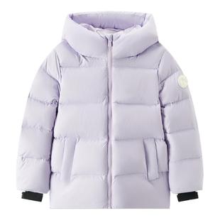 森马儿童2025年新款90鹅绒厚款羽绒服保暖外套冬季三防男女宝外套