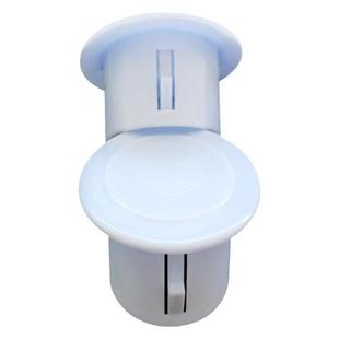 墙孔遮丑盖空调洞盖板圆形油烟机孔堵头装饰盖密封胶泥塑料管塞子