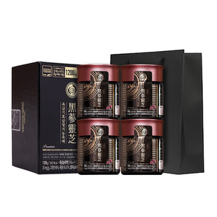 玉锦记黑参膏灵芝韩国高丽参浸膏老年人滋补营养品送父母人参礼盒