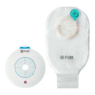 有恩二件式造口袋底盘平面微凸凸面两件式兼容康维德官方旗舰店