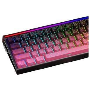 狼蛛等高线侧刻键帽透光原厂高度132键小全套适配68/75/87/104