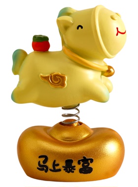 马年吉祥物公仔盲盒摆件办公桌面装饰2026生肖马本命年礼物伴手礼