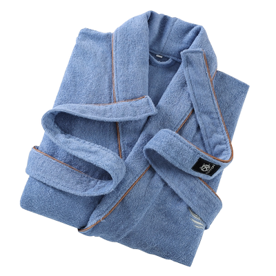 纯棉毛巾料浴袍男女四季通用吸水