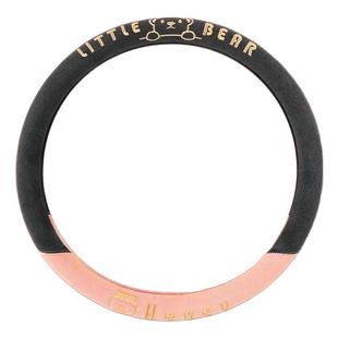 汽车方向盘套可爱刺绣夏季吸汗透气麂皮绒弹力把套不打滑四季通用