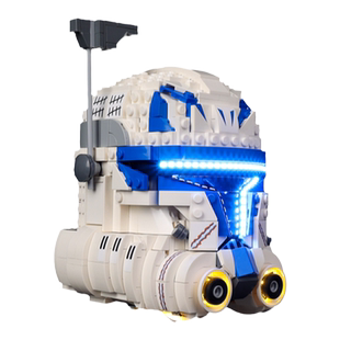 kgbox75349雷克斯上尉头盔星球大战LED灯具积木玩具灯饰