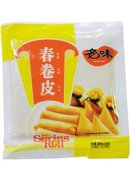 名味春卷皮薄饼皮面饼皮200g25张