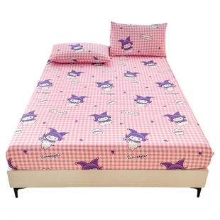 冬季简约床笠单件全棉纯棉动漫卡通床罩儿童床单床笠款1米三件套2