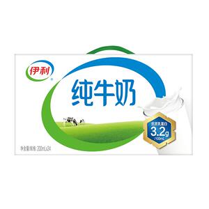 5月新货丨伊利纯牛奶200ml*24盒